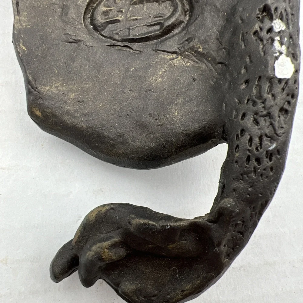 Vintage Cast Metal Monkey Wall Hook Hanger Jungle Decor‎